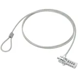 Logilink Sicherheitsschlosskabel mit Zahlenschloss 1.5m (NBS002)