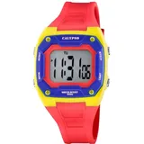 Calypso Mädchen Armbanduhr Digitaluhr Damenuhr K5813/3 - Rot/Grau