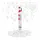 Relaxdays Party Popper 40 cm Herzen Weiß