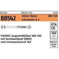 Fischer Langschaftdübel SXR mit Sechskantschraube 10x160 FUS A4