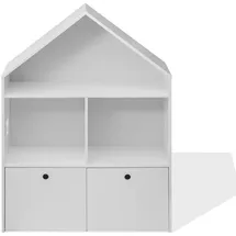 Mobili Rebecca Rebecca Mobili Kinderbuchregal 97 x 72,5 x 30 cm Weiß