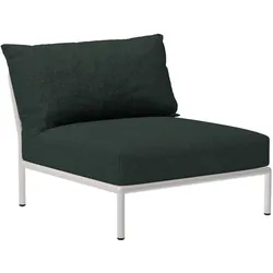 LEVEL2 Outdoor Sessel Lounge-Modul 1 Alpine Weiß