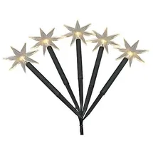 Konstsmide LED Spiessleuchte mit 5 Sternen 5 ww LED 4468-100