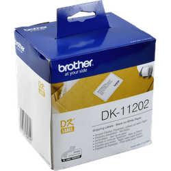 Brother PT Etiketten DK11202  weiss  62x100mm  300 St. Rolle