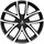itWHEELS Mira 8 x 19 5 x 112 ET45 MB70,1 Schwarz Poliert