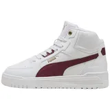 Downtown Mid Jr Sneaker Weißes Team-Regal, Rot, gold 38 EU