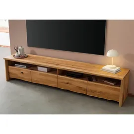MASSIVMOEBEL24.DE PURE OAK Lowboard 240x45x50 cm Beige Holz
