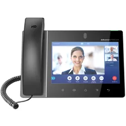 Grandstream GXV3380, IP-Telefon, Schwarz, Kabelgebundenes Mobilteil, Android, 7.