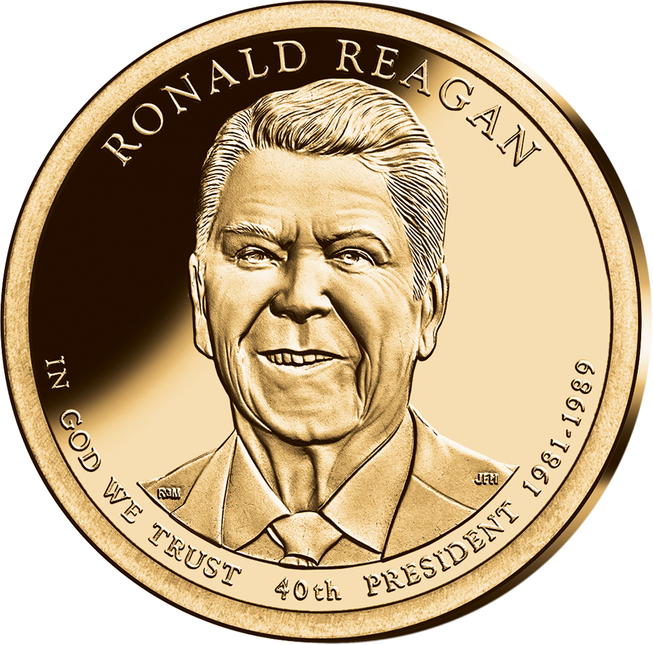 40. US-Präsidenten Dollar 'Ronald Reagan'