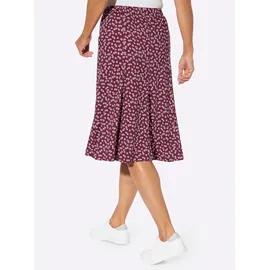 Witt Weiden Jerseyrock Damen Floral Rot/Weiß 19