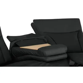 HIMOLLA Trapezsofa Leder 3-Sitzer Blau