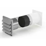 Naber E-Jal 150 Mauerkasten inkl. THERMOBOX / Mauerkasten / weiß/ Edelstahl / 150er Rundkanal (404306)