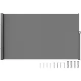 Vevor Seitenmarkise 160 x 300 cm Grau Eisen