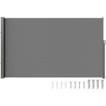 Vevor Seitenmarkise 160 x 300 cm Grau Eisen