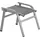 Dehner Stapelhocker Chicago 56,8 x 60,5 x 48 cm grau