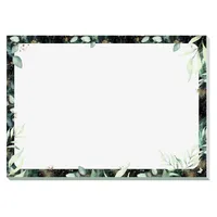 Sigel Schreibtischunterlage Glamorous Leaves weiß/bunt Papier 42,0 x 29,7 cm, 30 Blatt