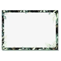 Sigel Schreibtischunterlage Glamorous Leaves weiß/bunt Papier 42,0 x 29,7 cm, 30 Blatt