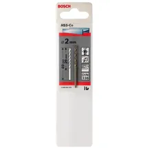 Bosch HSS-Co Metallbohrer 2 mm x 29 mm x 49 mm 1er-Pack