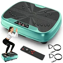 sportnow Vibrationsplatte Schwarz