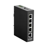 D-Link DIS-100G Industrial Railmount Gigabit Switch, 5x RJ-45 (DIS-100G-5W)