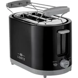 Lentz 2-Scheiben Toaster Toastautomat schwarz 74271 - Schwarz