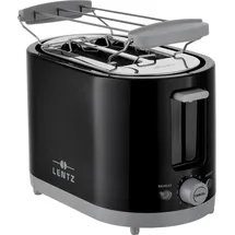 LENTZ 2-Scheiben Toaster Toastautomat schwarz 74271 - Schwarz