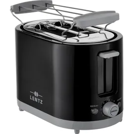 LENTZ 2-Scheiben Toaster Toastautomat schwarz 74271 - Schwarz