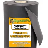 Aquagart 104m2 Gartenvlies Unkrautvlies 100g 1,6m