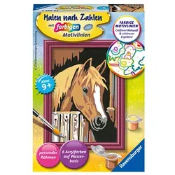 Ravensburger Malen-nach-Zahlen Pferd im Stall mehrfarbig