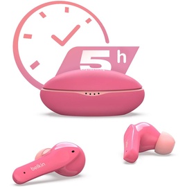 Belkin Soundform Nano Kabellose Kopfhörer Pink One Size