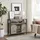 VASAGLE Sideboard 100 x 33 x 80 cm Grau