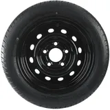 Verstärktes Rad für Anhänger 195/50 R13C 104/101N mit schwarzer UNITRAILER Stahlfelge 5,5Jx13 H2 5x112 ET30 – 13 Zoll Komplettrad bis 900 kg für Anhaenger und Wohnwagen
