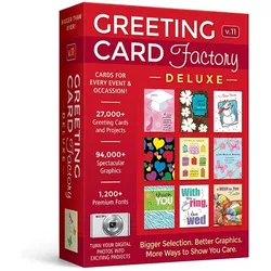 Greeting Card Factory Deluxe 11, English