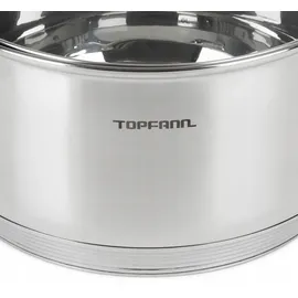 Topfann Edelstahl Kochtopf 20 cm rund