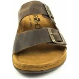 ROHDE Pantoletten, in Dunkelbraun - 39