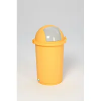 Proregal Robuster Abfallbehälter mit Einwurfklappe | 50 Liter, HxBxT