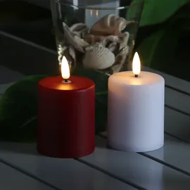 MARELIDA LED Mini Kerze 10 cm weiß