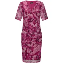 GOLDNER Abendkleid Wickelkleid Blumenmuster Rosa 24