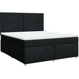 vidaXL Cruz 180 x 200 cm Schwarz