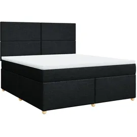 vidaXL Cruz 180 x 200 cm Schwarz