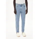 AARJO TARPA |  Jeans Tapered Leg Mid Waist Bio-Baumwoll Mix Comfort-Stretch - blau (38-30)