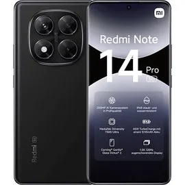 Xiaomi Redmi Note 14 Pro 5G 8 GB RAM 256 GB Midnight Black