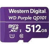 Western Digital WD Purple SC QD101 Ultra Endurance microSD Speicherkarte Class 10 (WDD512G1P0C / WDD512G1P0C-85AEL0)