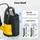 Wiltec Schmutzwasserpumpe 8000 l/h 400 W, max. Förderhöhe 5 m, Fremdkörper bis Ø 35 mm