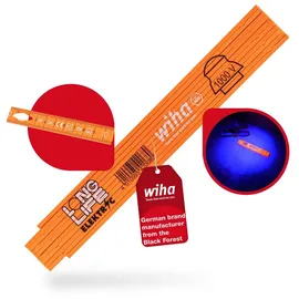 Wiha Zollstock Longlife Orange 2 m