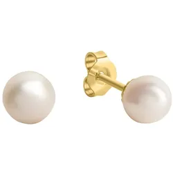 Orolino Ohrringe 585/- Gold Süßwasserzuchtperle Weiß Damen 
