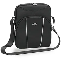WEDO Business Messenger Bag für Tablets, Aufrechte Tasche, Schwarz, Klein, 5 Tas