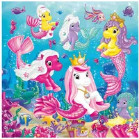 Ravensburger Kinderpuzzle 3x49 Teile - Lissy Pony - Zauberhafte Welten!