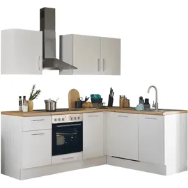 BASIC by Balculina Winkelküche L-Form 220 x 175 cm weiß