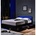 LED Bett NUBE mit Schubladen und Matratze - Farbe: schwarz, Größe: 140 x 200 cm, Ausführung: mit Matratze